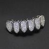 Ober- und Unterkiefer Zähne Grillz Set Abnehmbares Design Zahn Grills Zahnkappen Zahnkrone