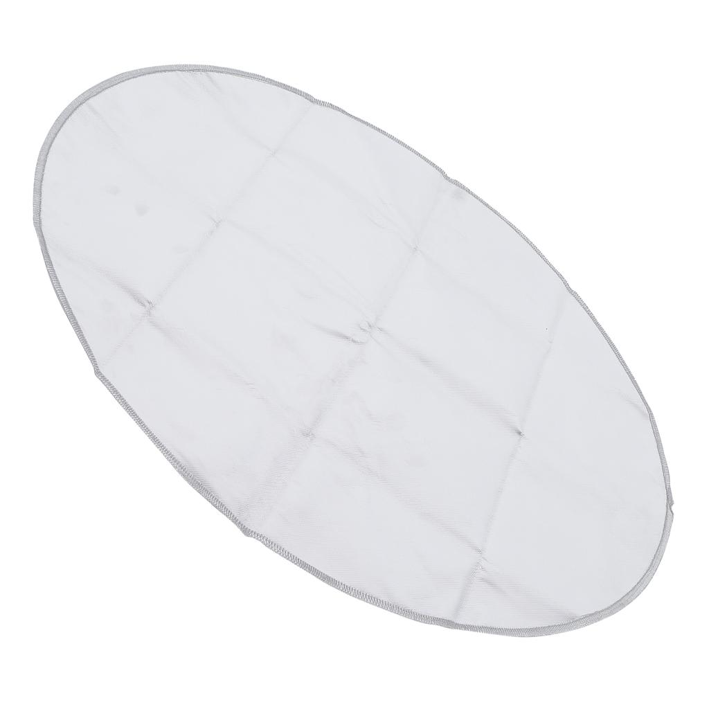 Round Fire Pit Mat for Lawn Protection Fire Insulation Mats for Barbecue 24 Inch