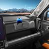 Multifunctional pu leather Auto Eyeglasses Organizer Box Adhesive car instrument panel installation for Keys, Phones, Earphones