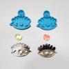 DIY Art Crafts Ear Studs Casting Mold Handmade DIY Earrings Silicone Mold Eardrops Danglers UV Crystal Resin Epoxy Mold