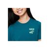 Nike Sportswear Logo Print Round Neck Short Sleeve T-Shirt Kids Tops Industrial-Blue FD3988-315