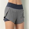 Fashion Sports Fitness Yoga Shorts Quick Dry Jogging Elastic Waist Women's Shorts Anti Walk Invisible Pocket Shorts