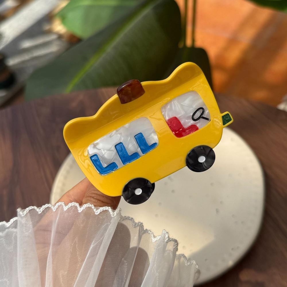 Watermelon Creative Car Shark Clip Cartoon Acrylic Hair Accessories Acetic Acid Hair Claw  Women