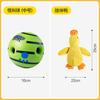 Dog toy ball screams, rolls, sounding ball, relieves boredom artifact, interactive training consumes physical strength, can't bite, tease dog ball