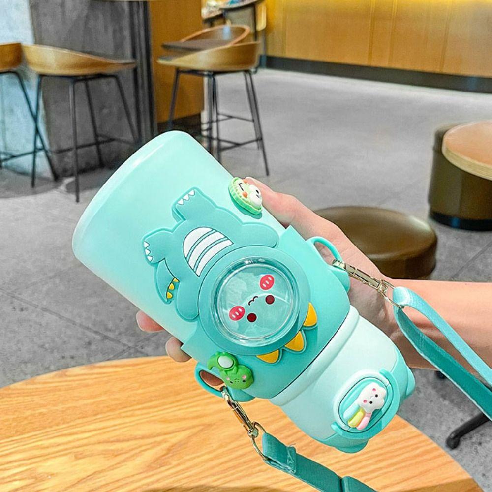 Stainless Steel Kids Vacuum Flask Keeps Cold and Heat Travel Thermal Cup  New Year Gift