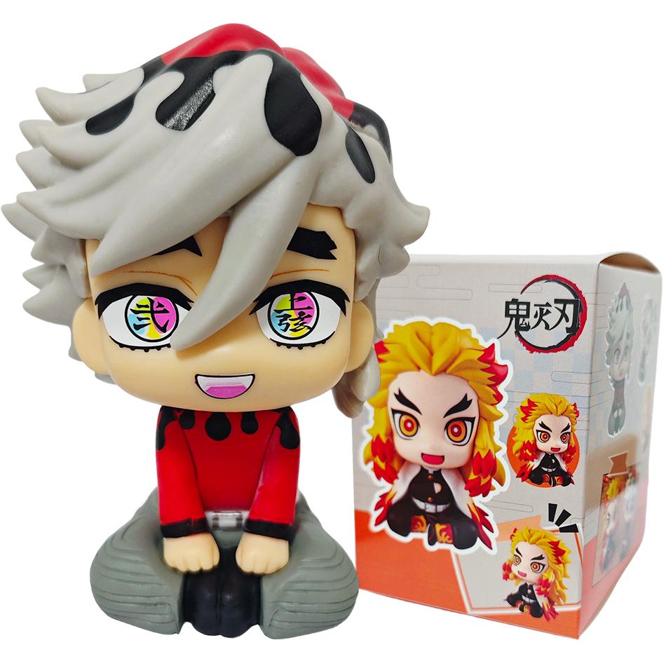 10cm Japan Anime LK Mitsuri Kanroji Sanemi Shinazugawa Giyuu Tomioka Muichiro Tokito Figure Toys for Xmas Gifts