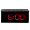 Mirrored Digital Alarm Clock Smart Light Sensing LED Display Digital Smart Clock with Two Display Mode Snooze Function