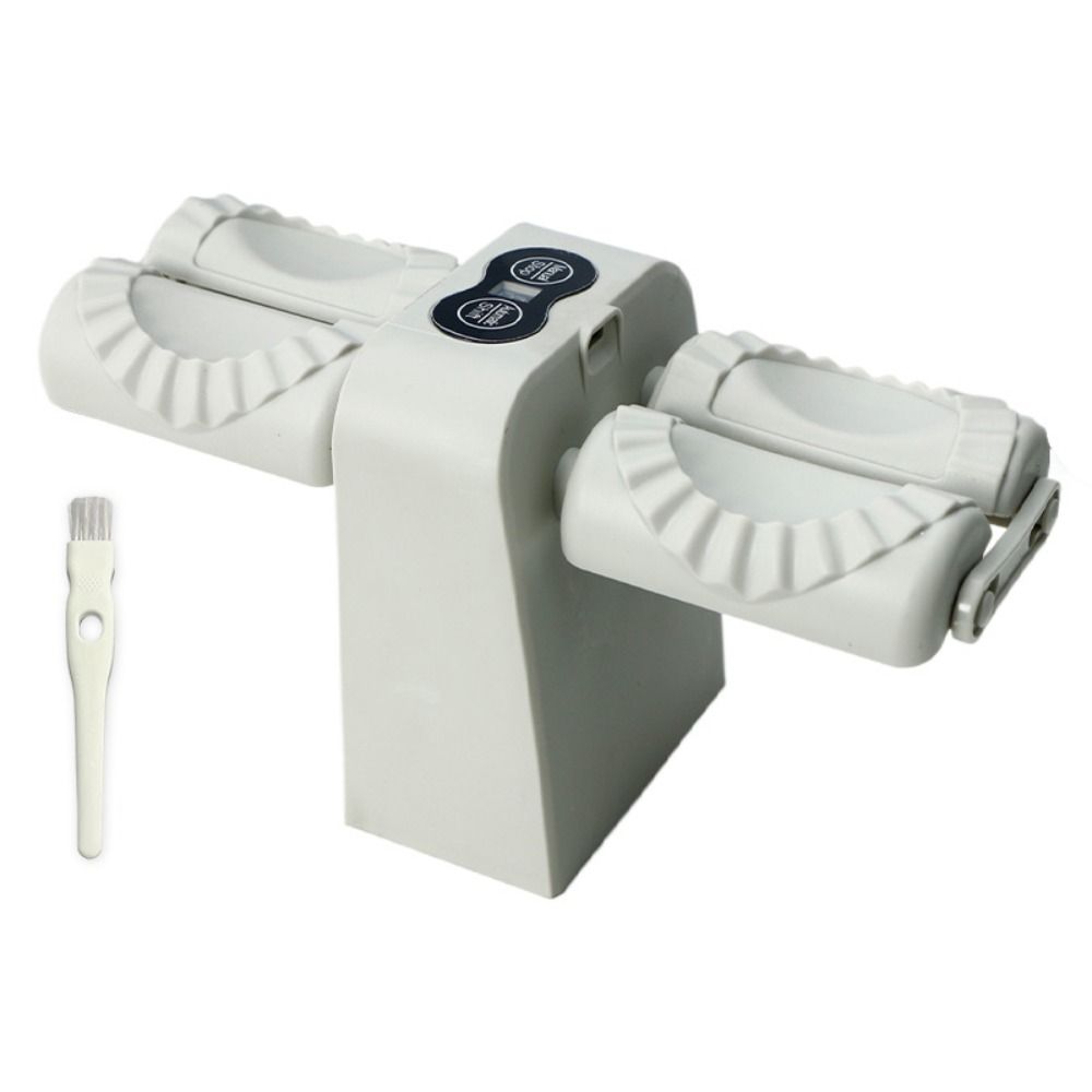 2in1 Automatischer Knödelformer Elektrisch Doppelkopf Knödelform Presse Knödelhautform Faul