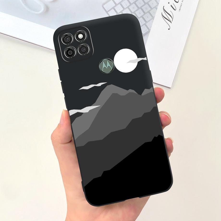 For Motorola Moto G9 Power G9 Play G9 Plus Case Black Liquid Silicone Bumper Soft TPU Marble Space Man Dragon Capa Coque Fundas