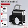 Universal Motorcycle Helmet Lock Anti-theft Padlock 22-26mm Handlebar Mount Electric Motorbike Security Metal Lock with Keys Set
