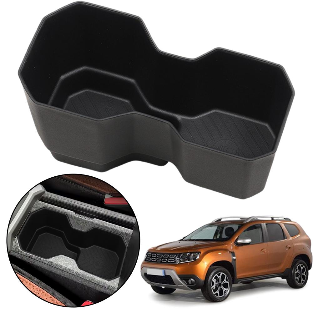 For Renault Dacia Duster 2026 2026 Car Water Cup Holder Central Control Drinks Holder Silicone Storage Tray Interior Accessories