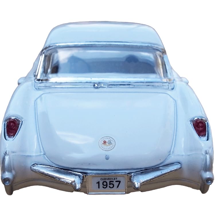 Scale 1957 Chevrolet Corvette Diecast Model KINSMAT White 1/34 Car,
