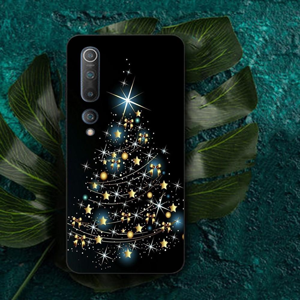 Merry Christmas Deer Tree Lights Phone Case For Redmi Note 4 X 5 A 6 7 8 T 9 9S 10 11 11S 11Epro Poco M3 Pro