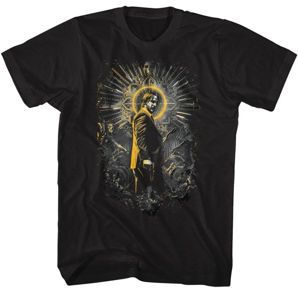 John Wick Golden Highlights Halo Tshirt S