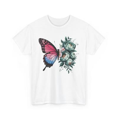 Schmetterling T-Shirt für Damen und Herren | Trendiges Stylisches Casual Grafik-T-Shirt Druck