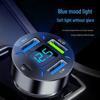 Digital Car Charger 4-Port 66W Fast Charging PD USB QC3.0