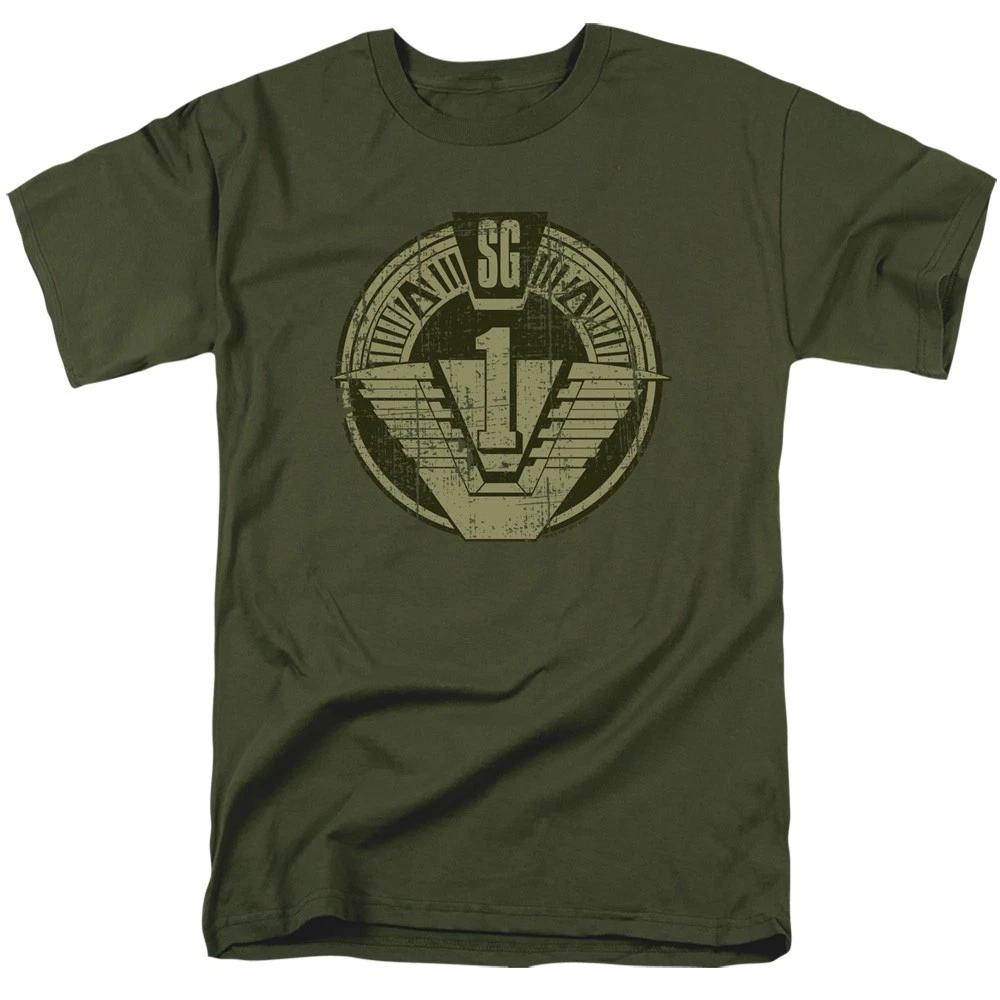 Stargate SG-1 - Distressed - Unisex Short Sleeve Children s T-shirt - Green 120