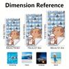 1pc Microfiber Printed Beach Towel with Bear and Milk Tea Pattern Super Absorbent & Quick-Drying | Lightweight,Soft,Beach Towel