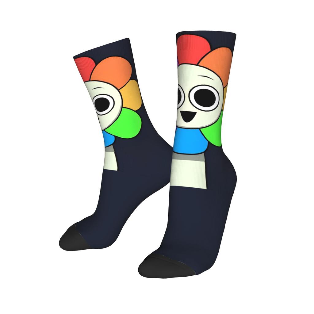 Sprunki Incredibox Socks for Women Men Breathable  Soft Long Socks Sweat Absorbing