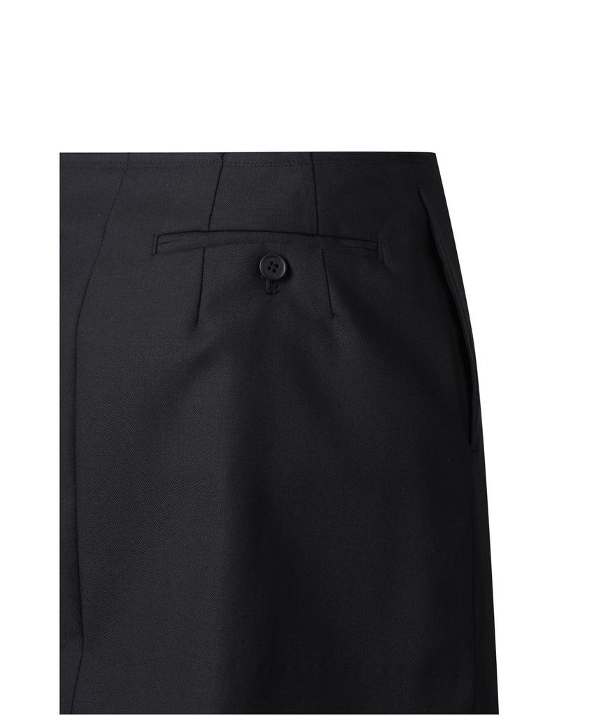 RECODE Side Slit Lining Patch Skirt