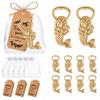 Halloween Ghost Pumpkin Bottle Opener Keychain Set Dia De Los Muertos Party Decorations Favors