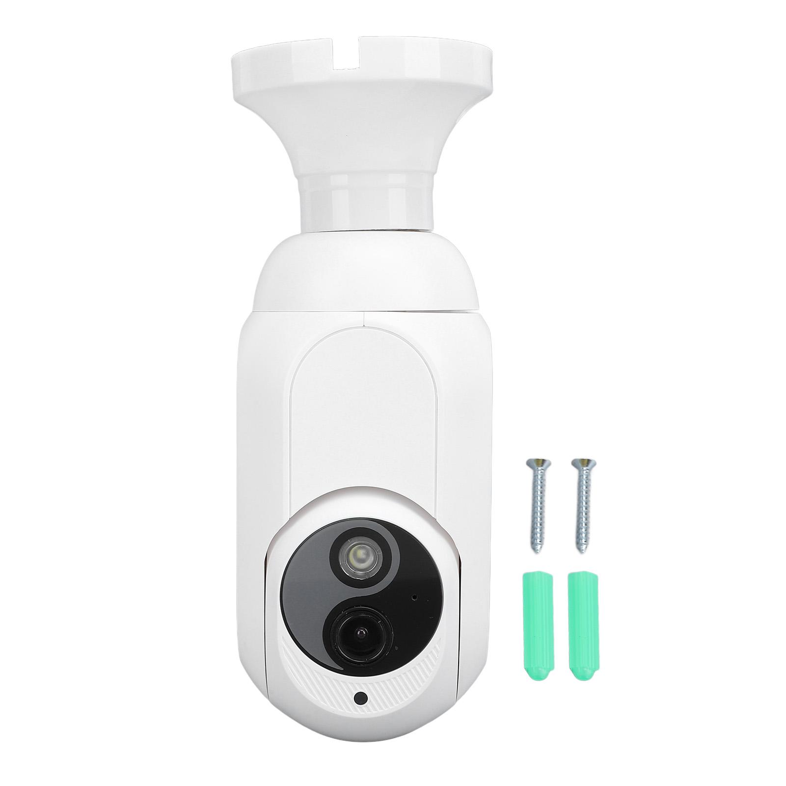

Security Camera E27 Screw Interface 3MP 1080P Motion Detection Rotatable Wireless WiFi Security