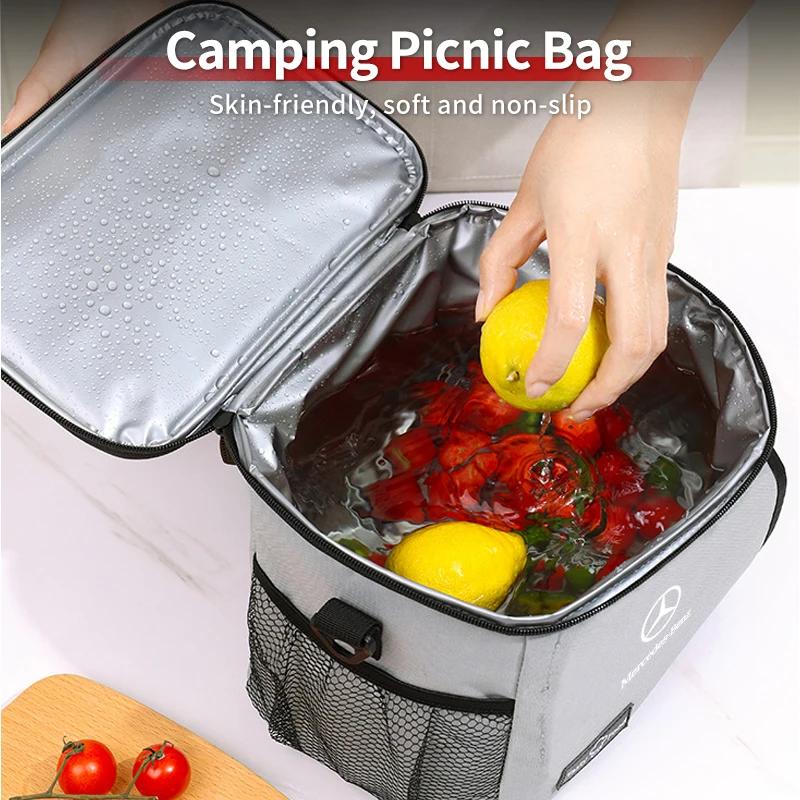GLC GLB Verdickte Bento-Tasche Große Kapazität Tragbar Wasserdicht Tasche Outdoor Für Mercedes Benz AMG W204 W205 W203 W211 W201 W210