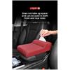 Car Armrest Box Height Increase Pad with Tissue Dispenser Car Armrest Leather Non-slip Memory Foam Pillow Protective Cover