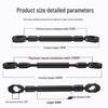 Enhanced Motorcycle Crossbar Balance Handlebar Extension Rod