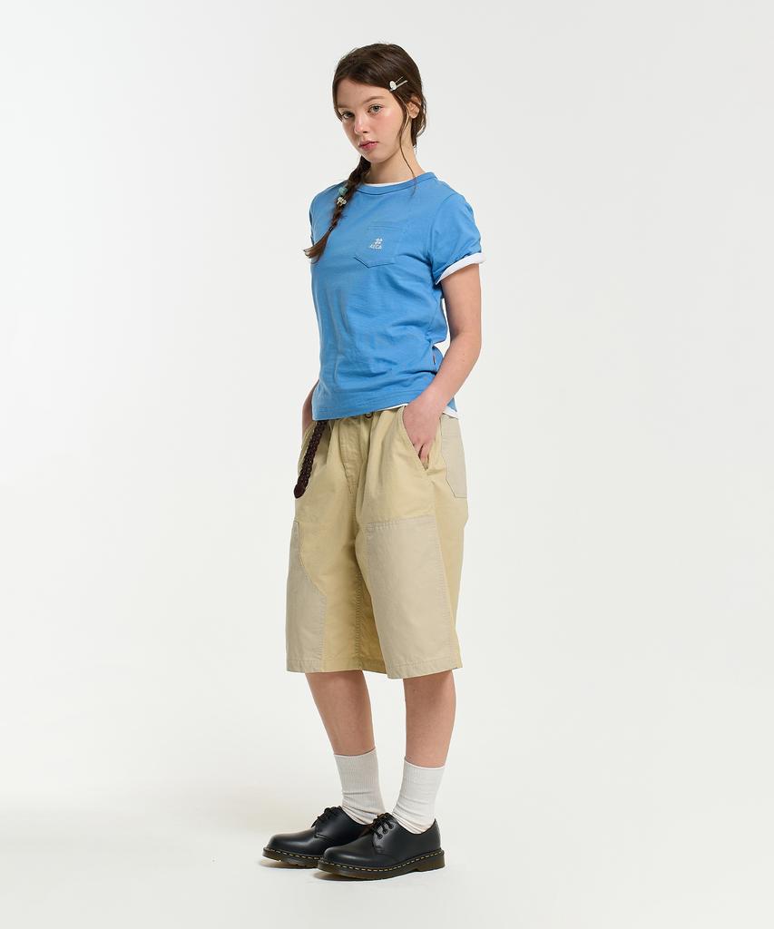AECA (Woman) Everyday Aeca Clover Pocket Tee-Blue