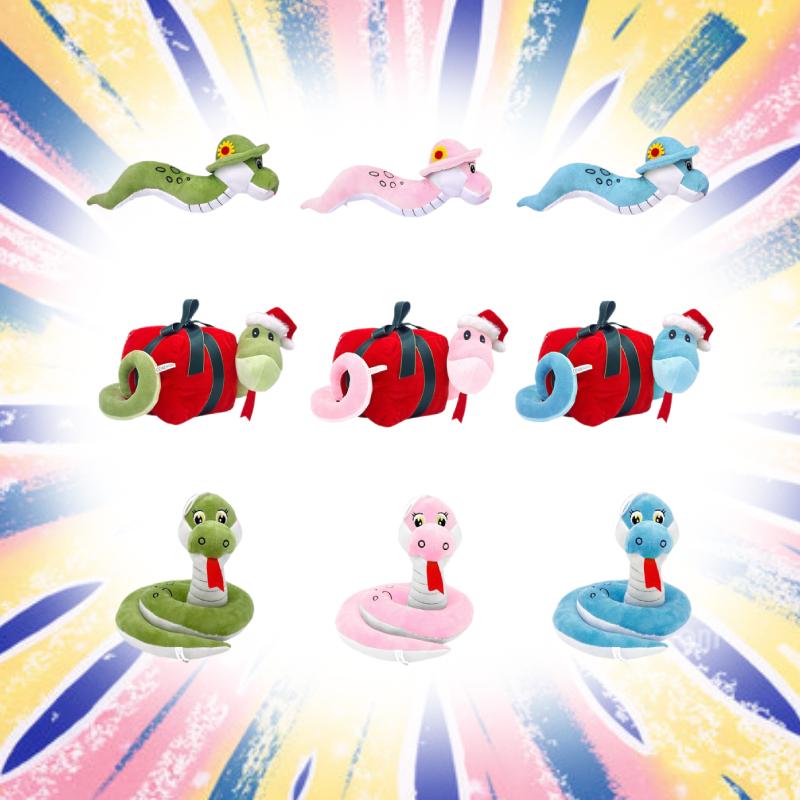 Snake Christmas Zodiac Doll Plush Toy Stuffed Animal Pp Cotton Gift Festive
