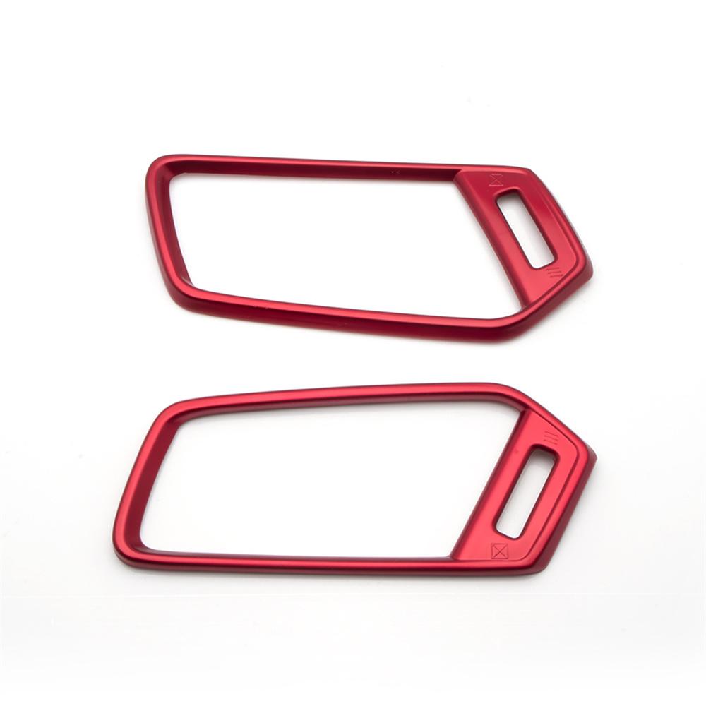 Interior Dashboard Air Vent AC Outlet Covers Trim Red For Honda Accord 2018-2022