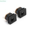 10Pcs DC Power Socket Connector 5.5X2.5MM  DC-015 Jack Square Panel Mounting Connectors