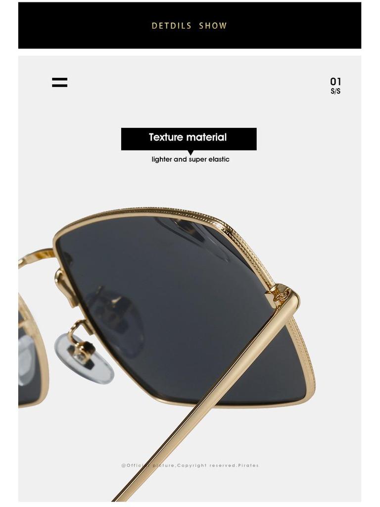 2022 Jarní Dámská Móda Polarizované Čtvercové Sluneční Brýle