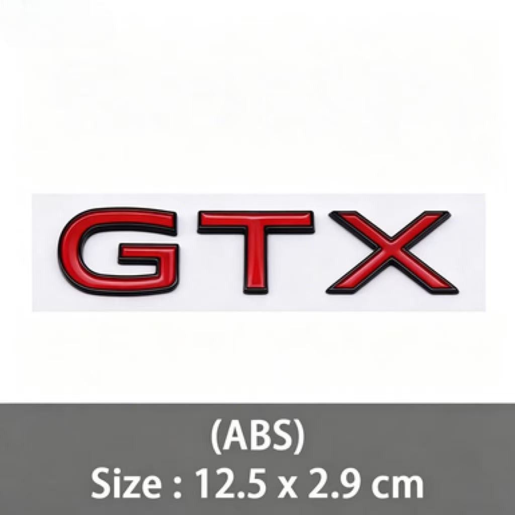 1Pc 3D ABS Car Rear Trunk Emblem Badge Sticker Tailgate Door Side Decal Auto Body Styling Logo Replacement Accessories