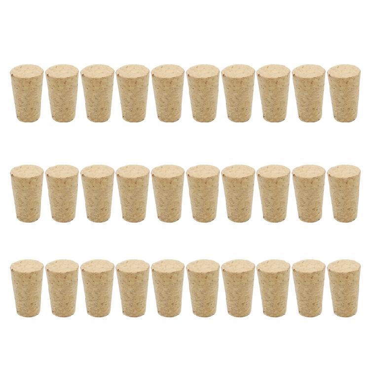 

30Pcs Tapered Cork Plugs Wine Bottle Corks Wine Bottle Stoppers Bar Tool Duable 1