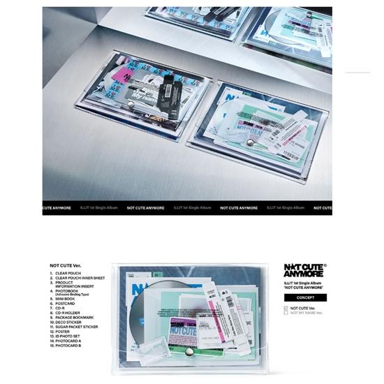 ILLIT - 1st Single Album - NOT CUTE ANYMORE (???NOT CUTE Ver. / NOT MY NAME Ver)