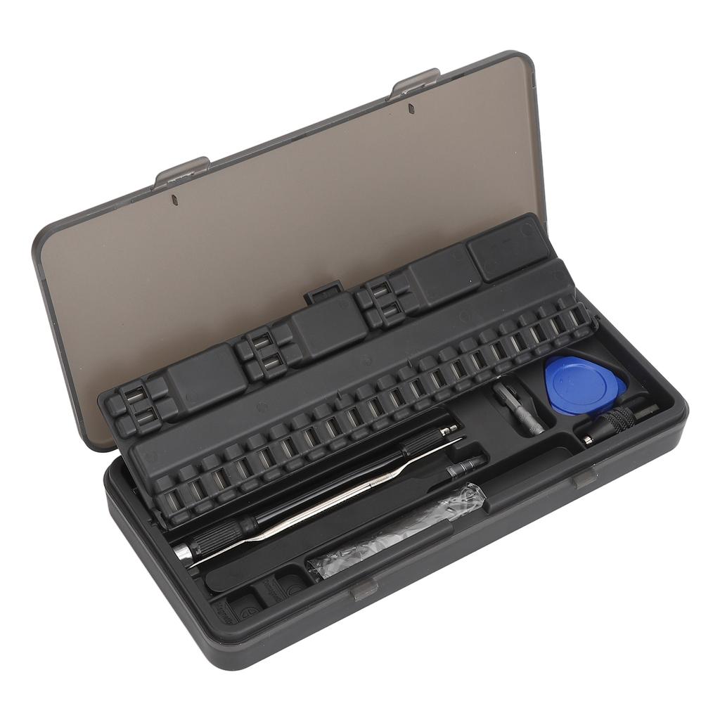 Electric Screwdriver Large Torsion High Accuracy Strong Magnetic Mini Screwdriver with 26 Bits for Watch Camera