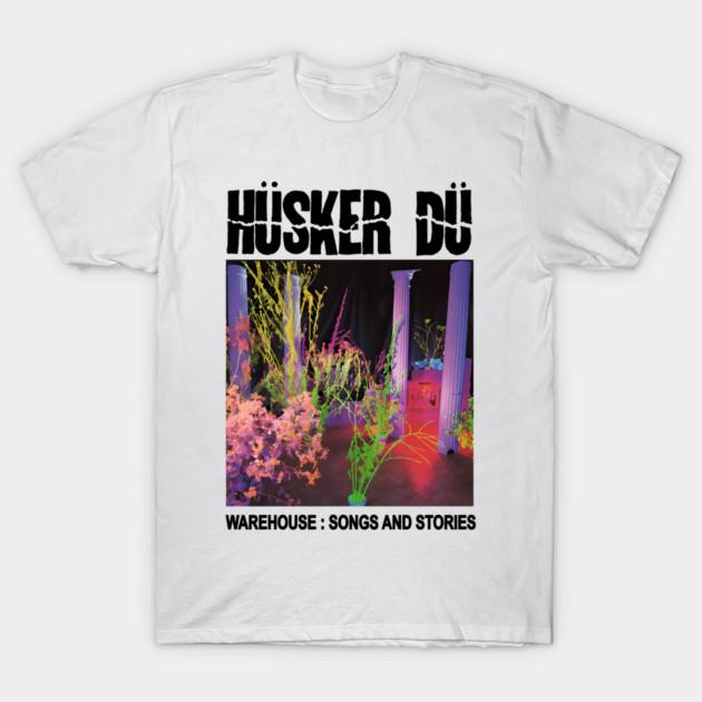 Asian Size Cotton Unisex Tshirt Print T-shirt Husker Du/ Warehouse Songs And Stories T-shirt No-Cut Print Regular Fit