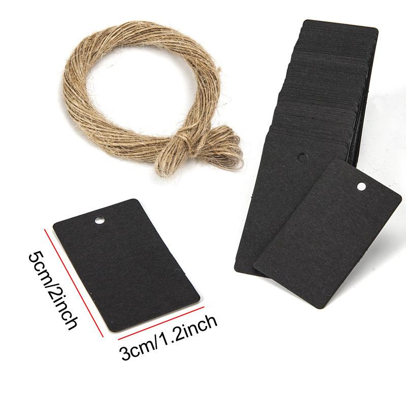 100pcs/lot Kraft Gift Tags Scalloped Edge Wedding Party Paper Tag Price Label Hang Tag Custom Tags Luggage Tag Gift Card