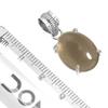925 Sterling Silber Anhänger Damen Edelstein Handgefertigter Schmuck Muttertagsgeschenk Malachit Mondstein Rosenquarz Roter Stein Rauchtopas Tigerauge Vintage