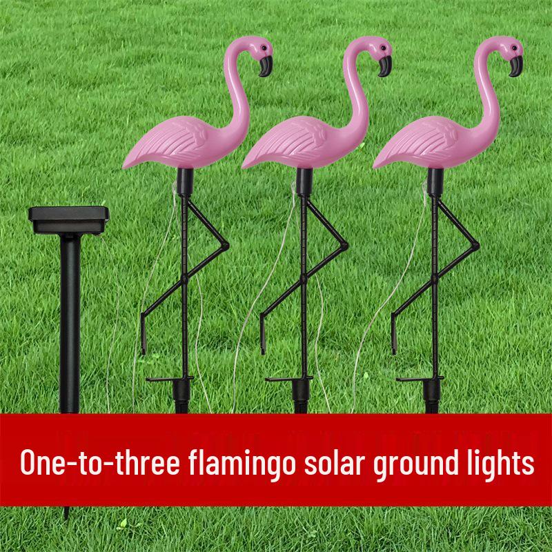 Solar LED Flamingo Gartenleuchte – Dekorative Außen-Bodenleuchte für den Hof