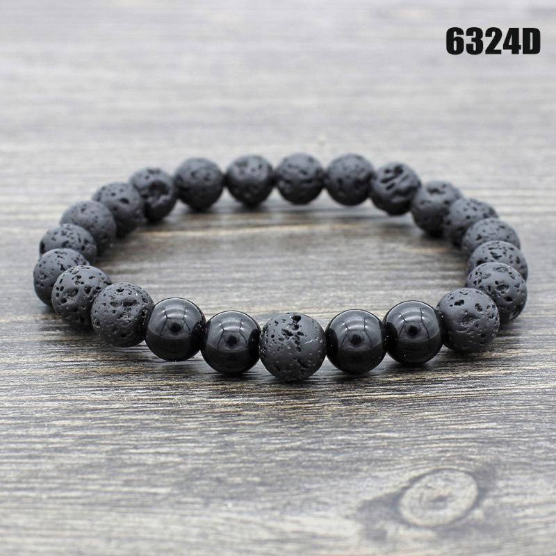 European 2021 Hot-Selling Lava Stone Yoga Bracelet