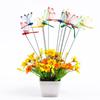 Dragonfly and Butterfly Garden Decoration Set with Rods