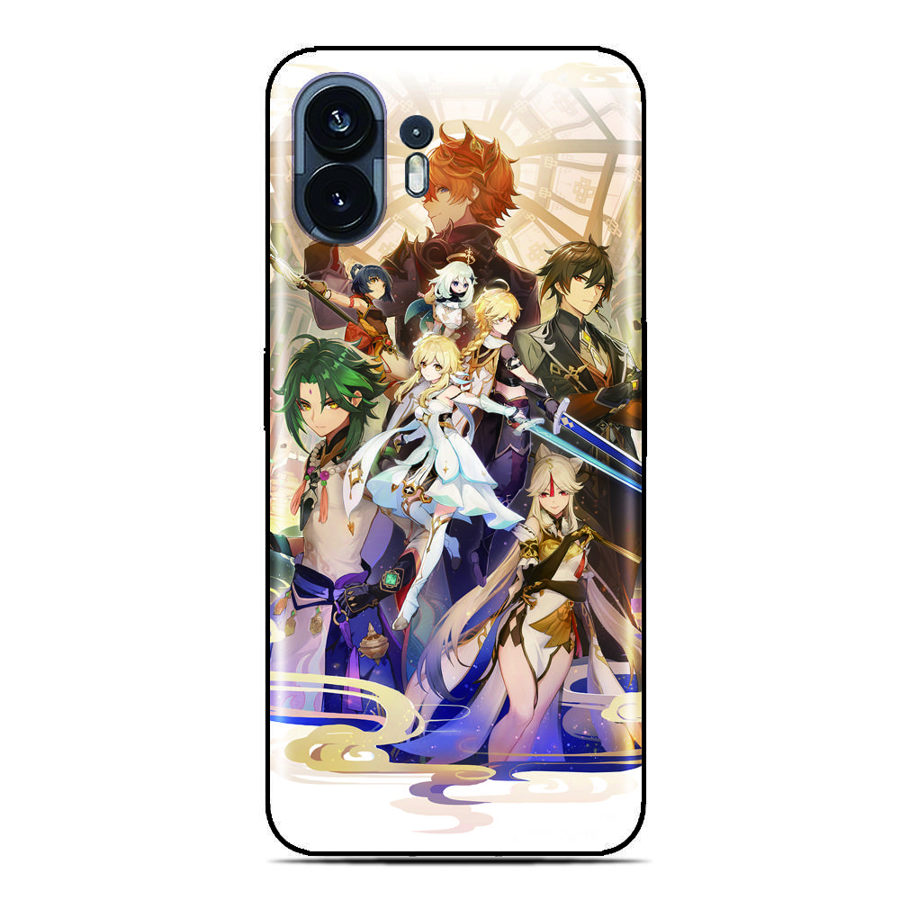 Genshin-Impact Phone Case For Blackview Wave 9C 8C 6C Shark 9 Color 8 A100 A96 A95 A90 A85 A80 A70 A55 A53 A52 A200 Pro Cover