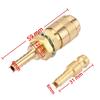 M6 Thread Size Water Cooled Gas Adapter For 6mm Inner Dia Hose Brass Quick Connector Fitting Red / Blue / Gold