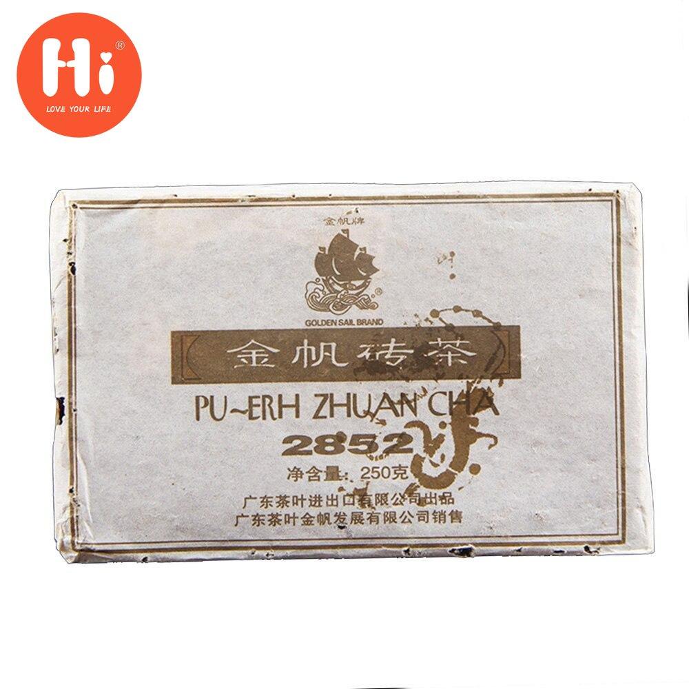 

Шу Пуэр Batch 2852 2006 г. "Jin Fan Brick Tea" Юньнаньский чай Спелый Пу Эр 250 г