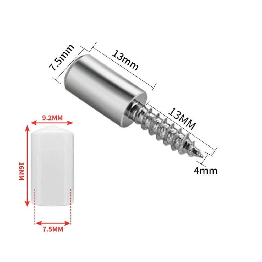 50pcs Solid Integrated Self Tapping Screw Wear-resistant Furniture Connector Bolt  Wine Cabinet