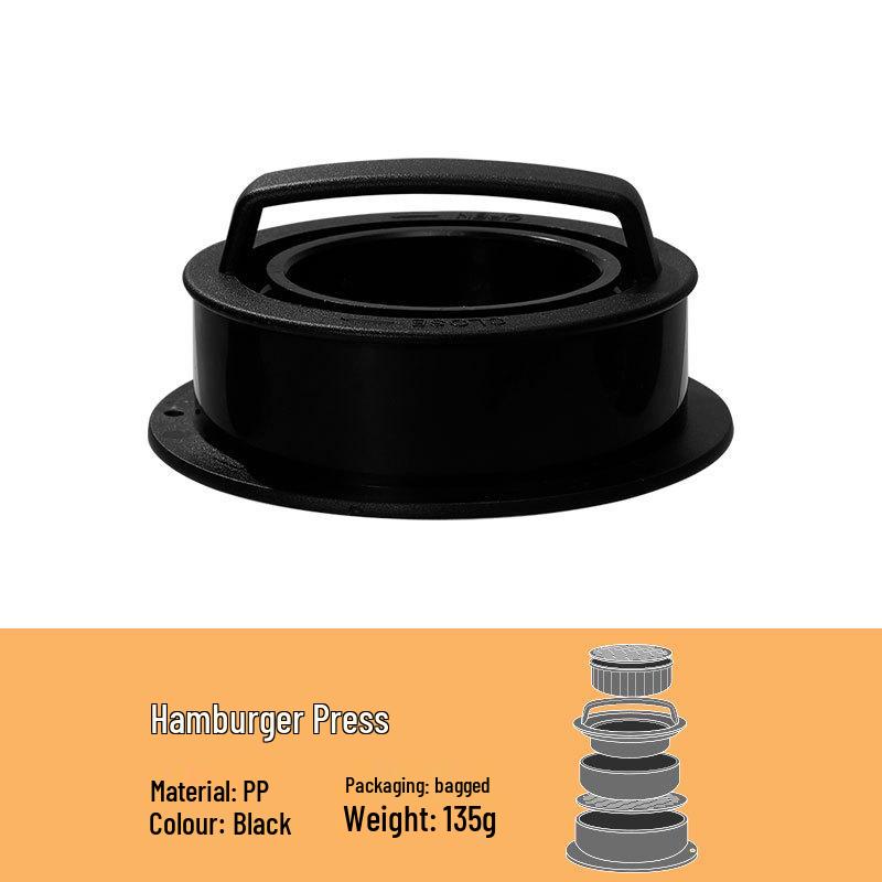 ABS/PP Material Manual Hamburger Press Set, Patty Maker, Meat Press Mold.