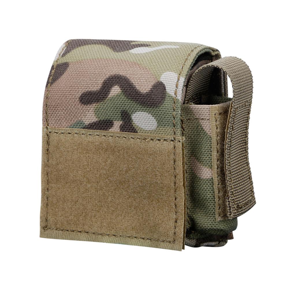 Nylon Molle Pouch Waist Bag Multifunctional Mini Waist Bag Belt Holder Belt Small Pouch with Buttons for Outdoor Camping
